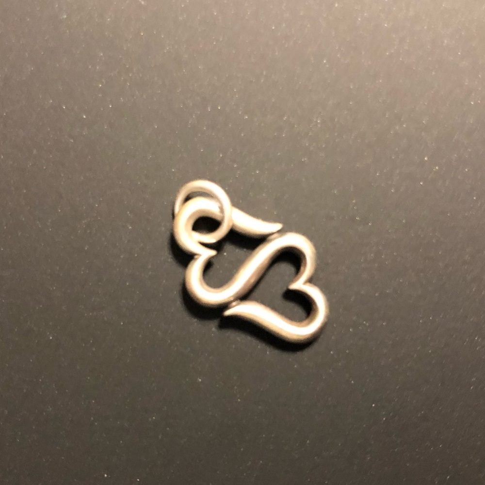 James Avery double heart charm